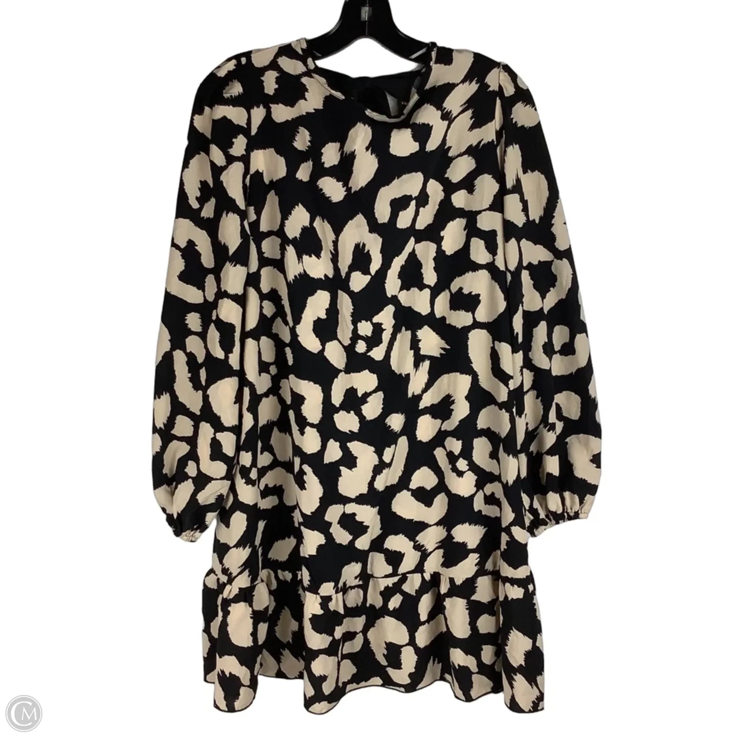 Dress Casual Short By Clothes Mentor In Black & Tan, Size: L