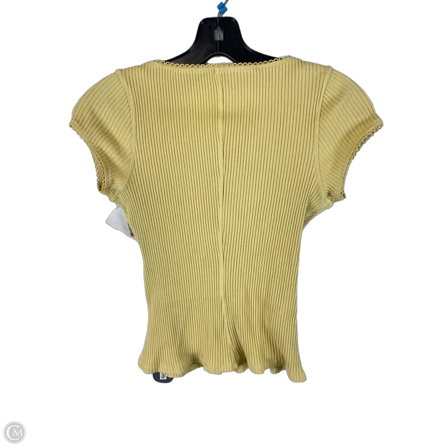 Top Short Sleeve By Cmc In Yellow, Size: S