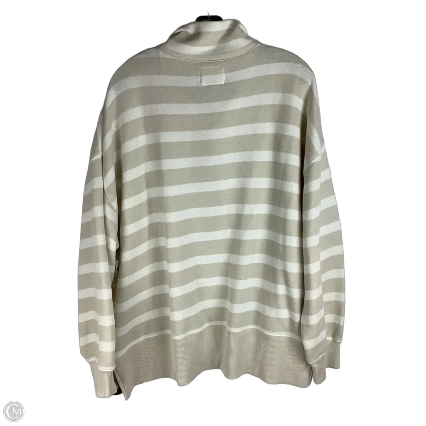 Sweatshirt Collar By American Eagle In Striped Pattern, Size: M