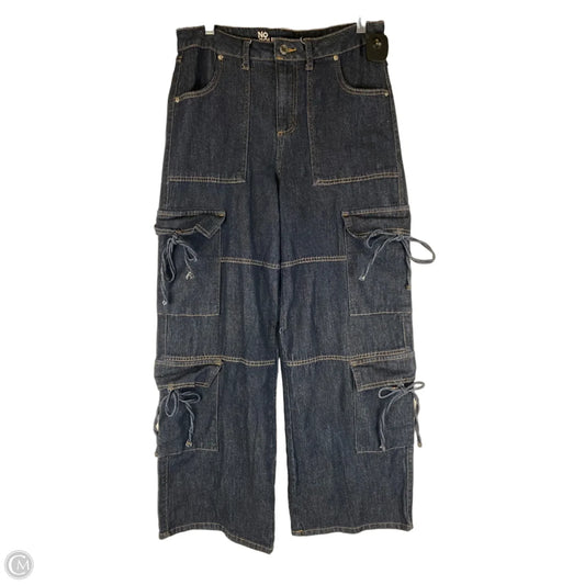Jeans Wide Leg By No Boundaries In Blue Denim, Size: 8