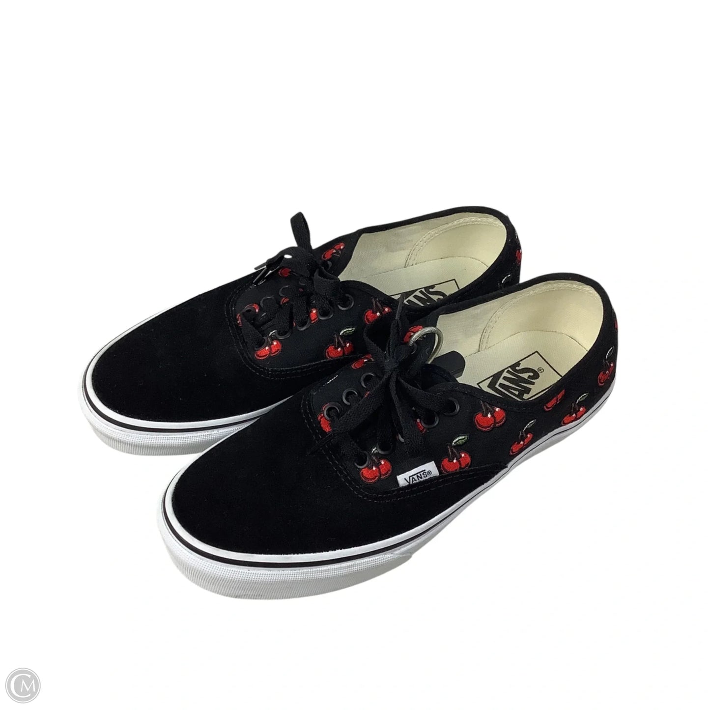 Shoes Flats By Vans In Black, Size: 10