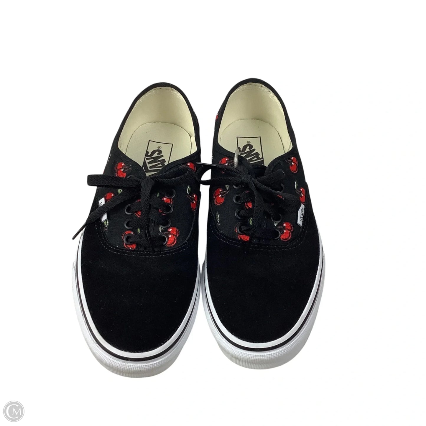 Shoes Flats By Vans In Black, Size: 10