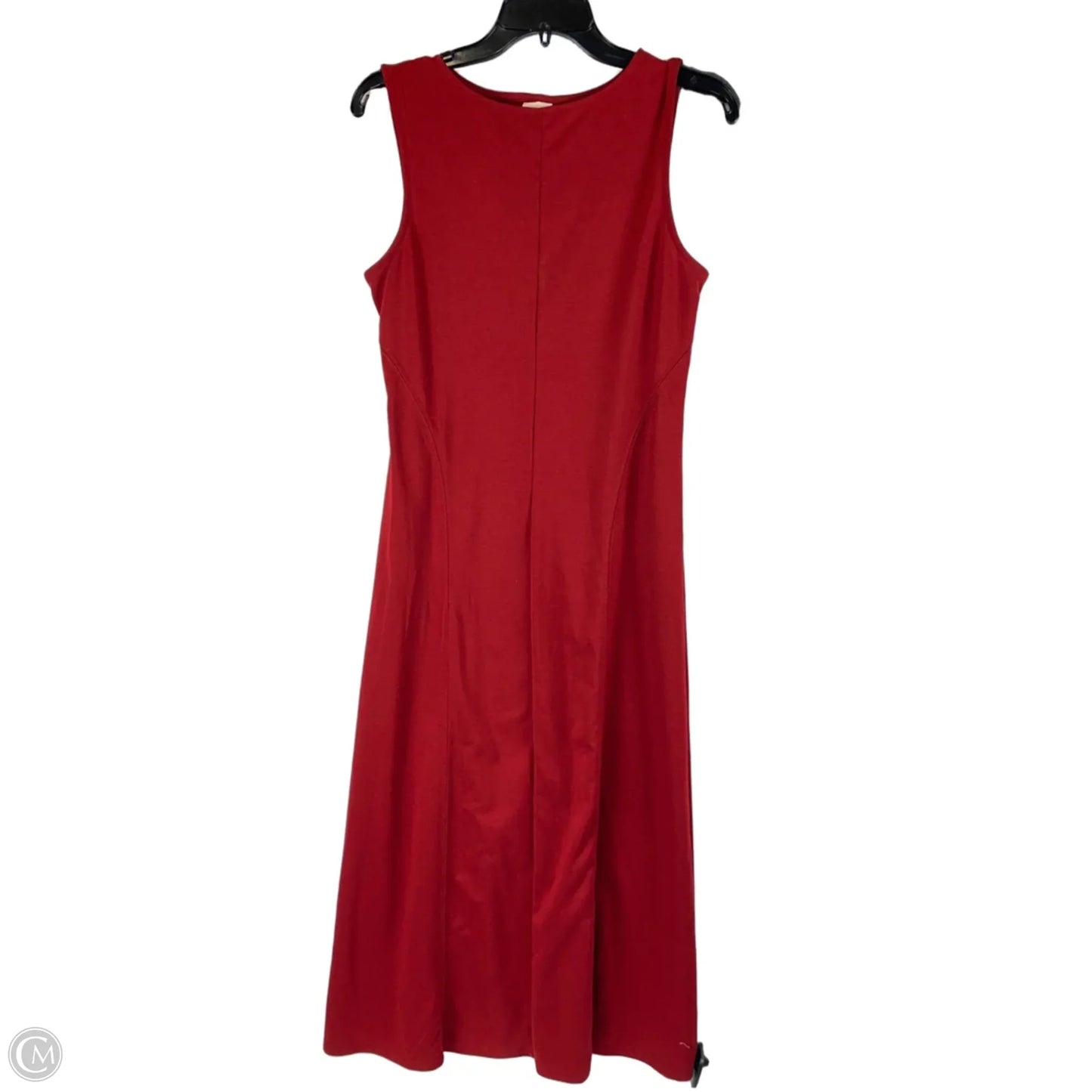 Dress Casual Midi By A New Day In Red, Size: S