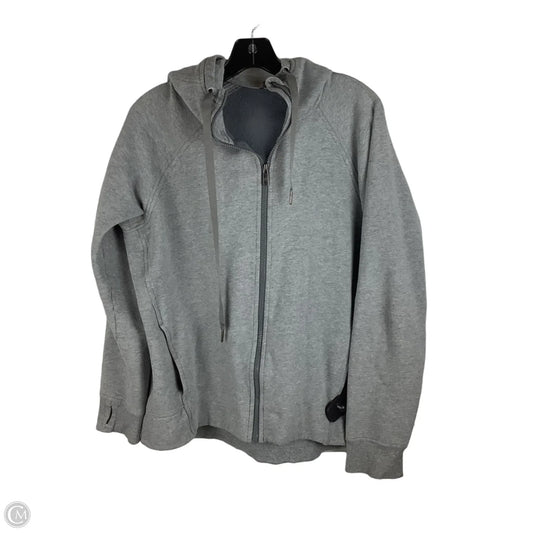 Sweatshirt Hoodie By Lululemon In Grey, Size: 12