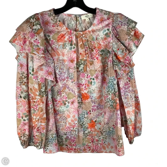 Top Long Sleeve By Entro In Multi-colored, Size: L