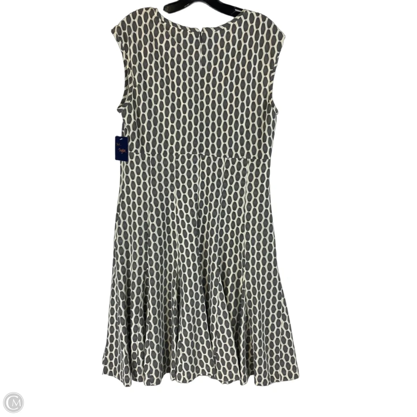 Dress Work By Just Taylor In Black & White, Size: 14