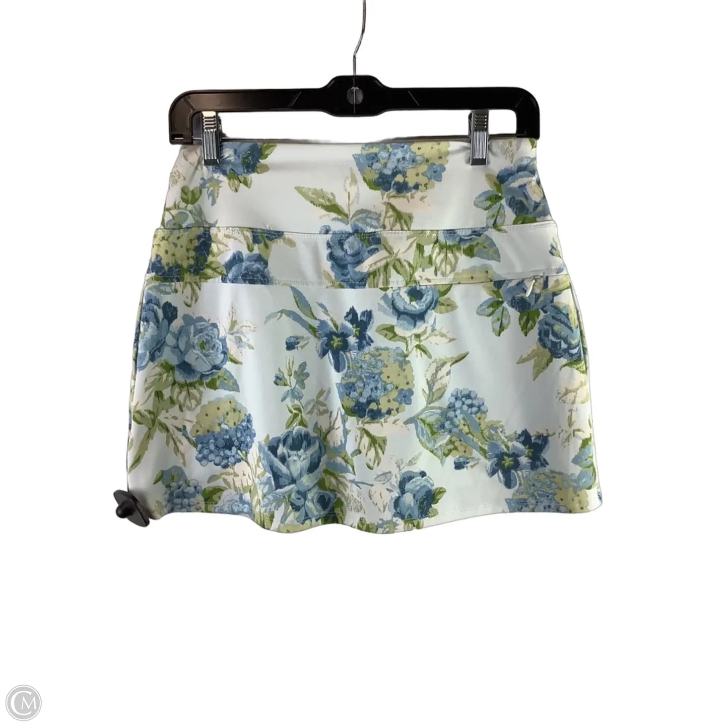 Athletic Skort By Laura Ashley In Blue & Green, Size: S