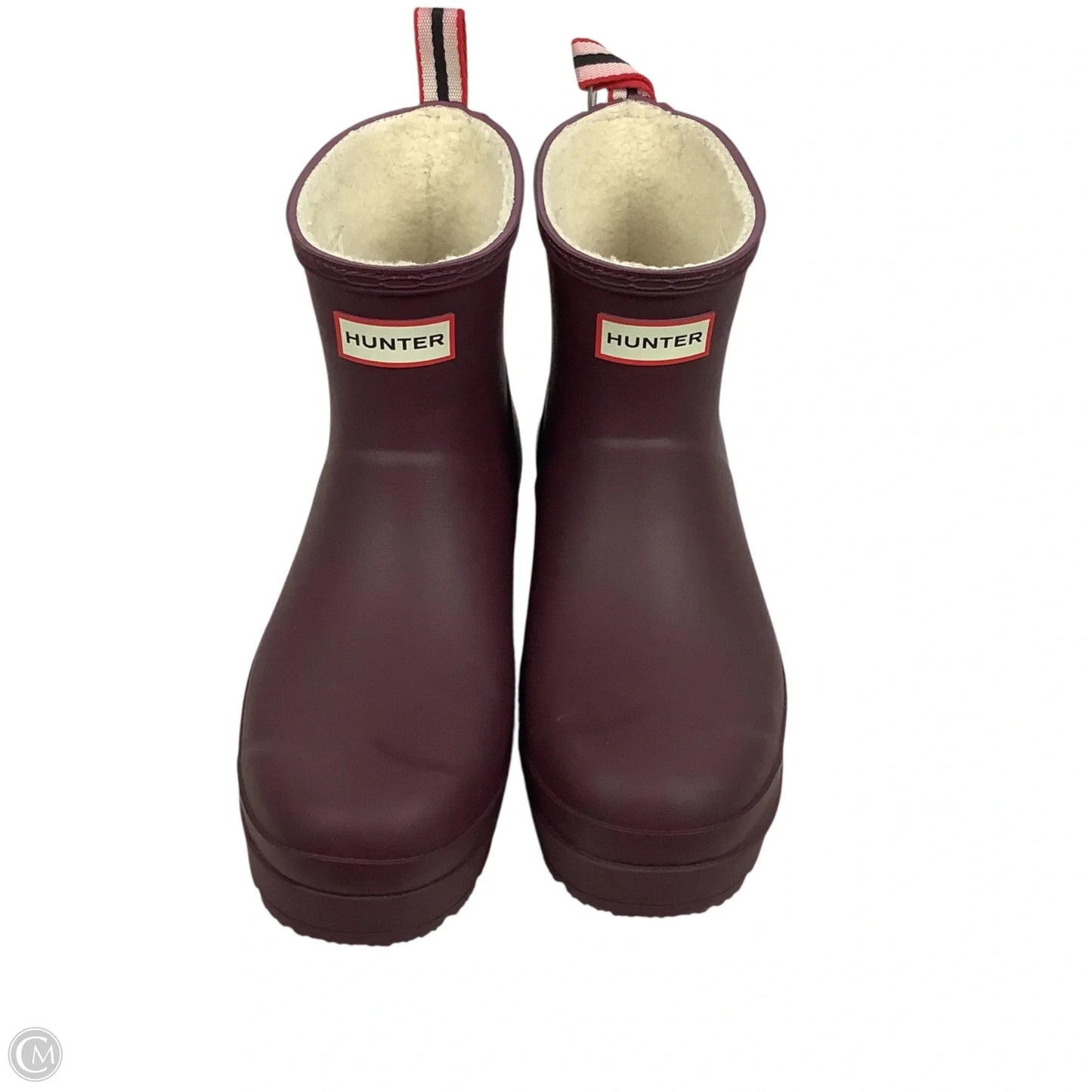 Boots Rain By Hunter In Purple, Size: 10