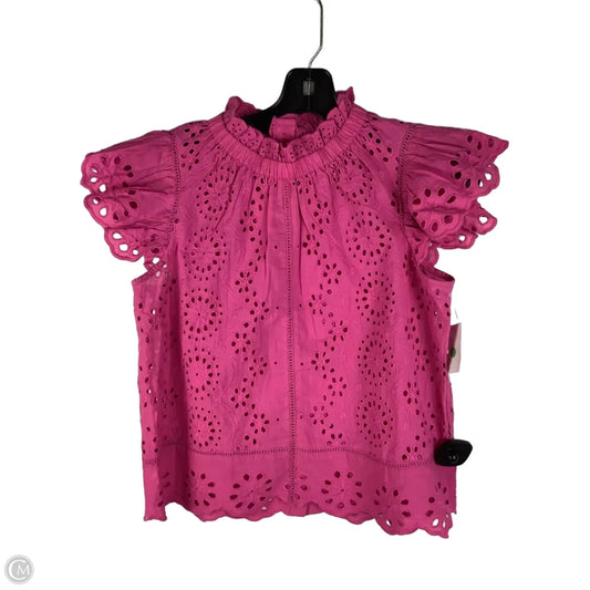 Top Short Sleeve By Cmc In Pink, Size: Xs