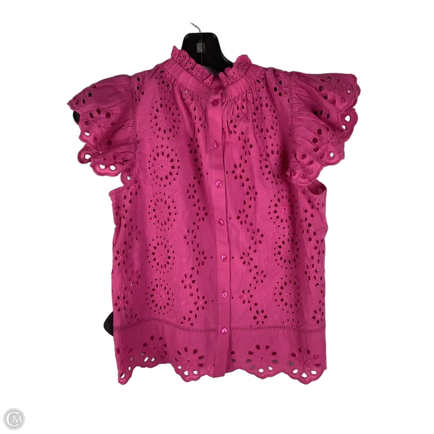 Top Short Sleeve By Cmc In Pink, Size: Xs