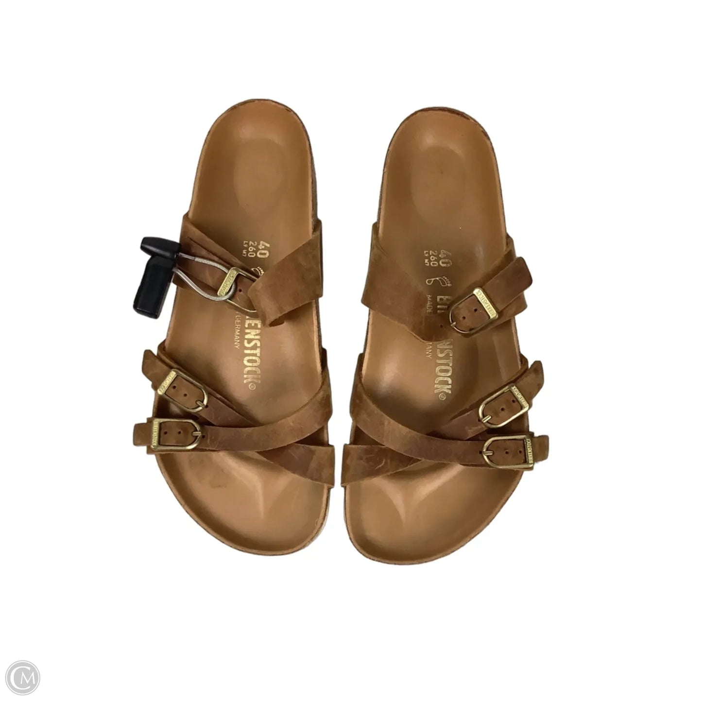 Sandals Flats By Birkenstock In Brown, Size: 40 (9.5)