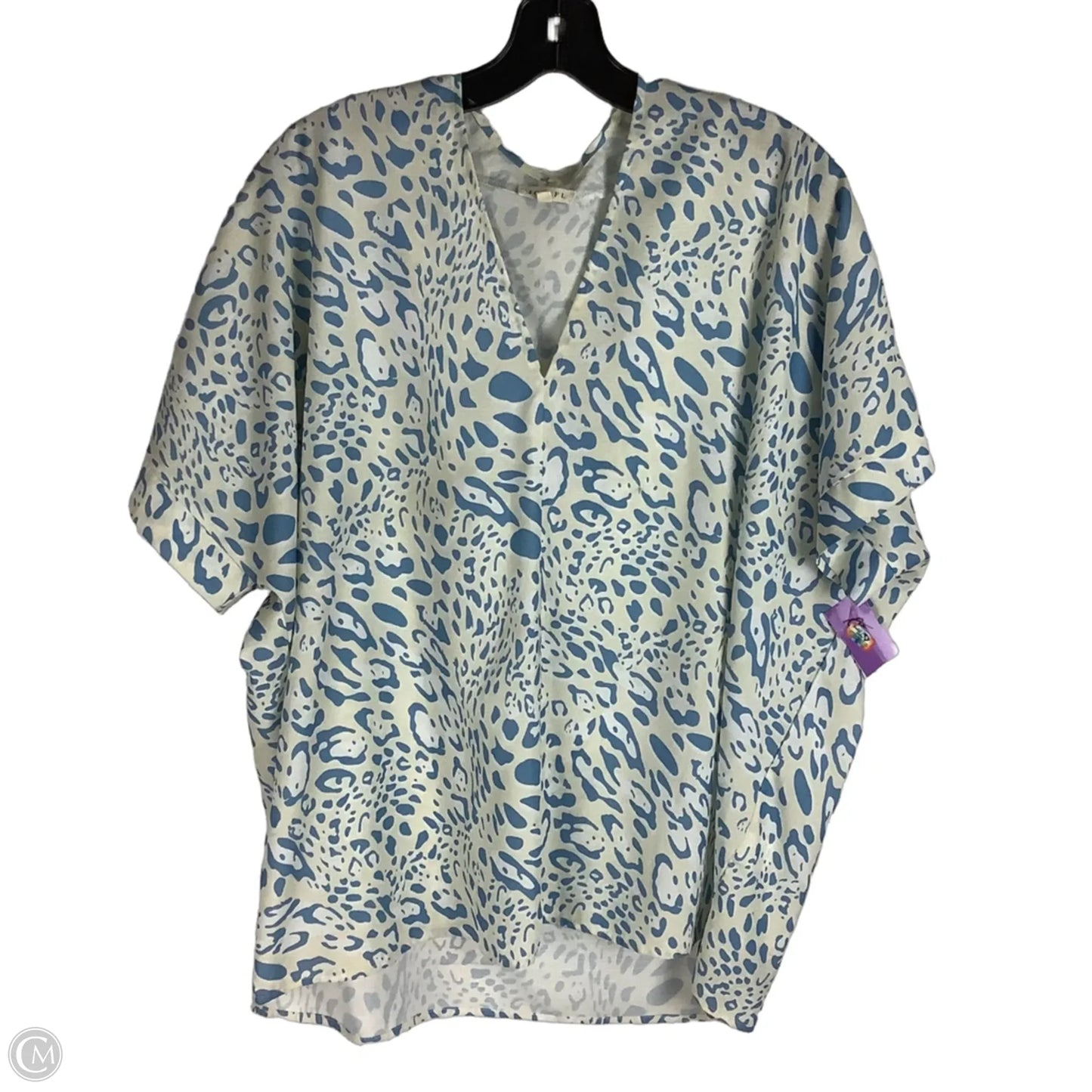 Top Short Sleeve By Jodifl In Animal Print, Size: M