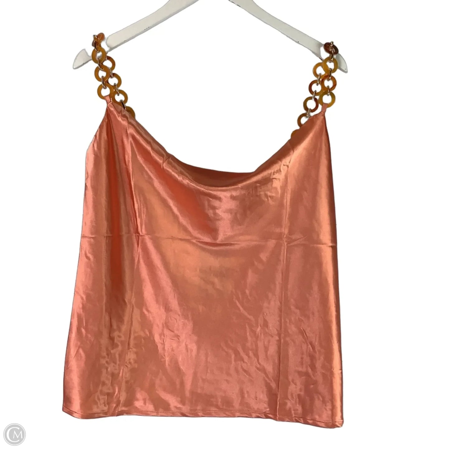 Top Sleeveless By Gigio In Orange, Size: M