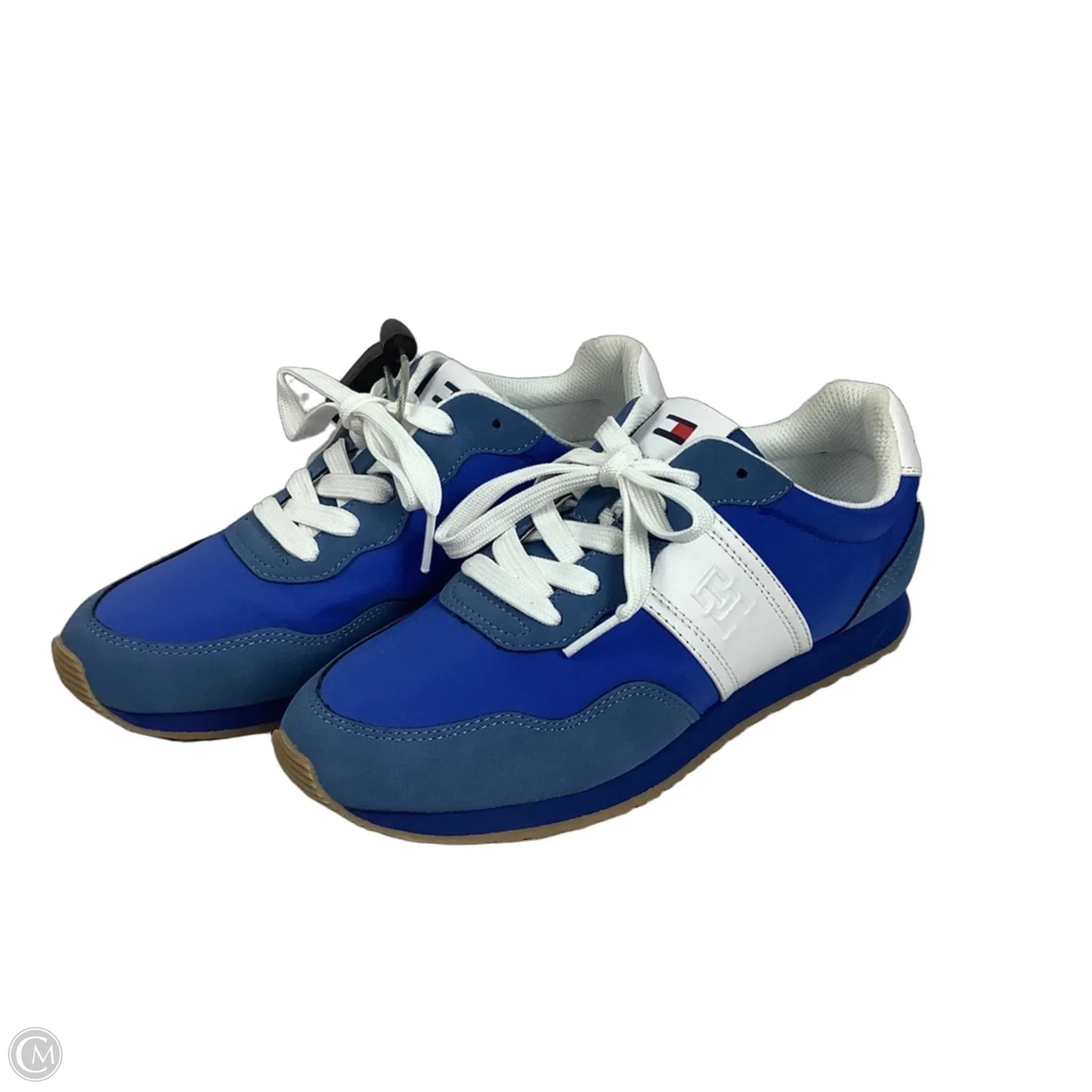 Shoes Sneakers By Tommy Hilfiger In Blue & White, Size: 8
