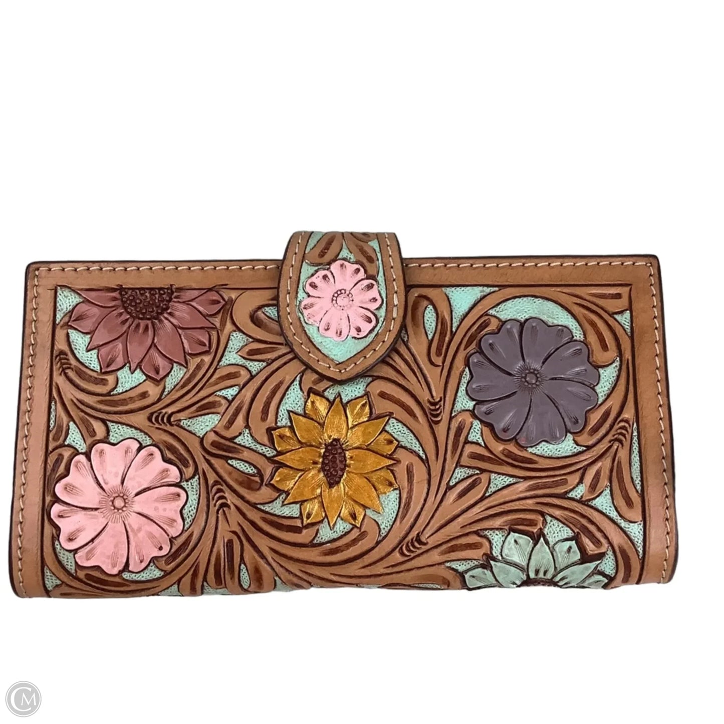 Wallet Leather By Ariat, Size: Medium