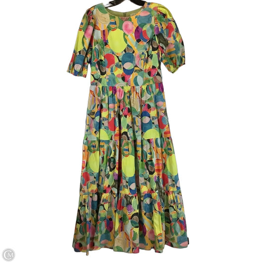 Dress Casual Midi By Tcec In Multi-colored, Size: M
