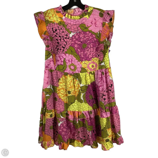 Dress Casual Short By Jodifl In Floral Print, Size: S