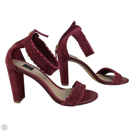 Sandals Heels Block By White House Black Market In Pink, Size: 7
