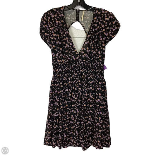 Dress Casual Short By Free People In Black & Purple, Size: S