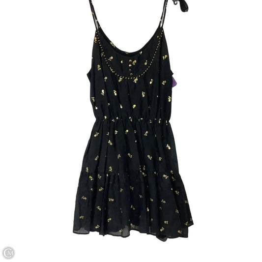 Dress Casual Short By Juicy Couture In Black & Gold, Size: L