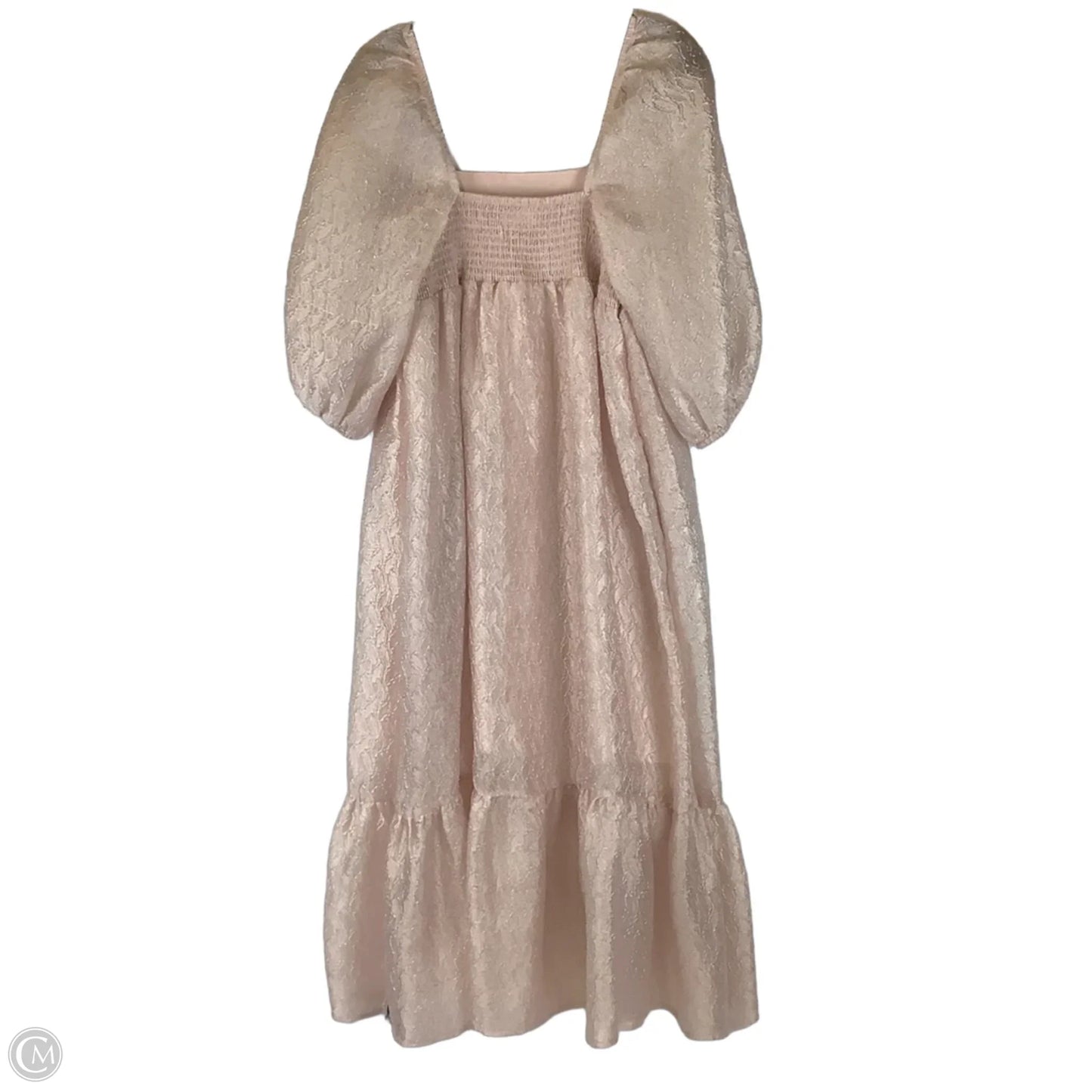 Dress Party Midi By Anthropologie In Pink, Size: S