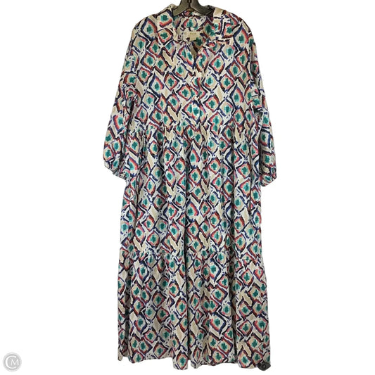 Dress Casual Maxi By Maeve In Multi-colored, Size: Xl