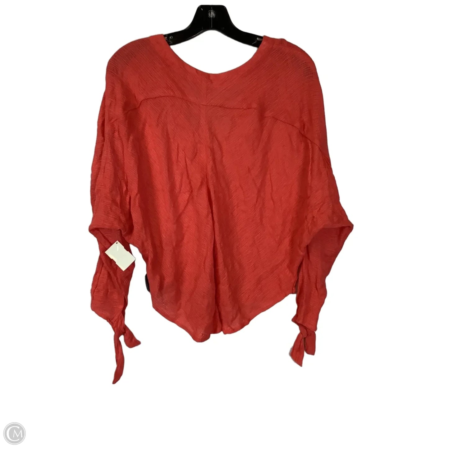 Top Long Sleeve By Free People In Coral, Size: S