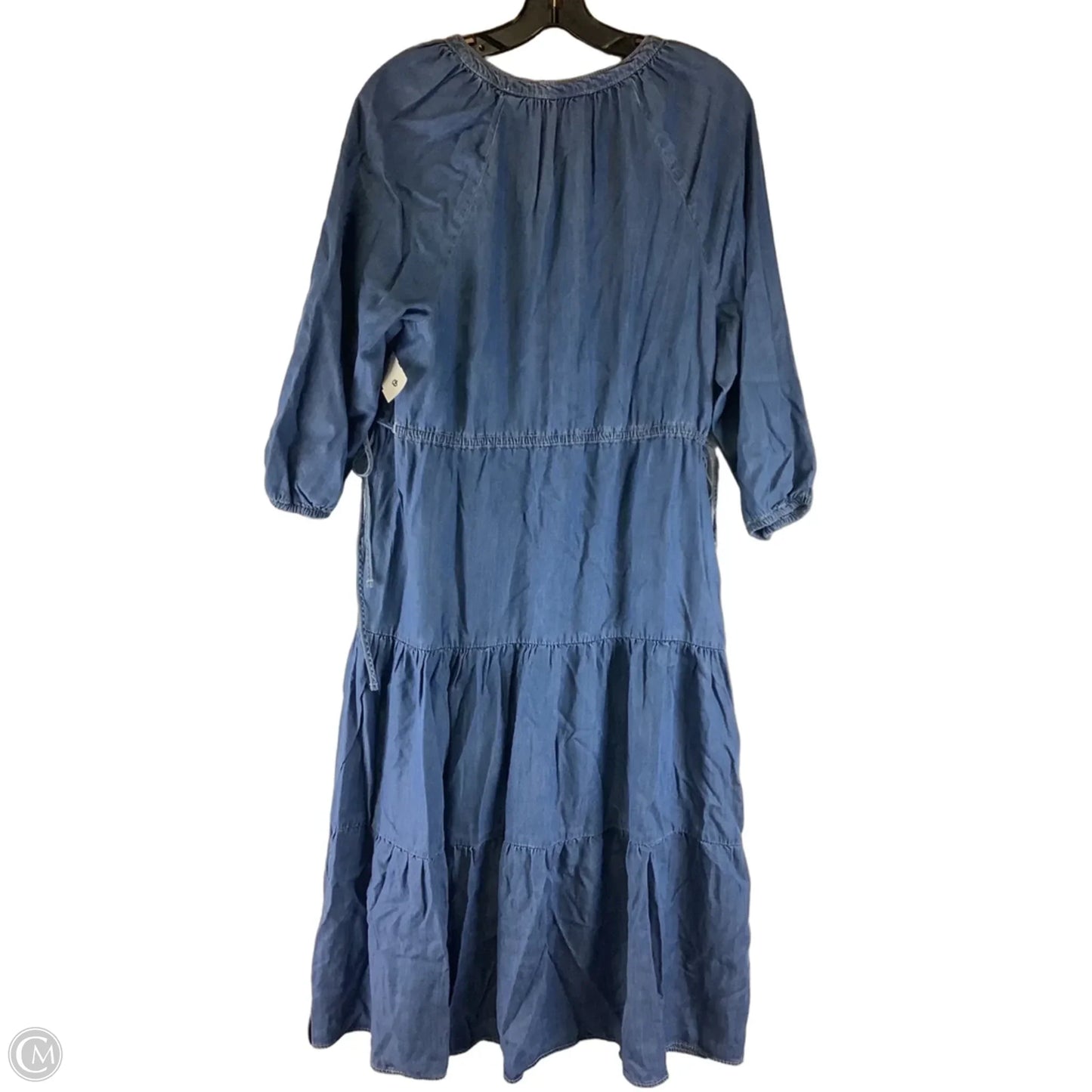 Dress Casual Midi By Levis In Blue, Size: S