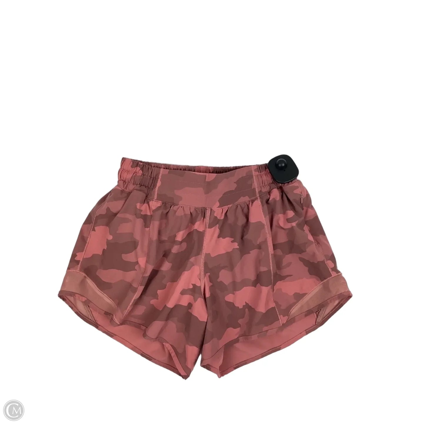 Athletic Shorts By Lululemon In Pink, Size: 4