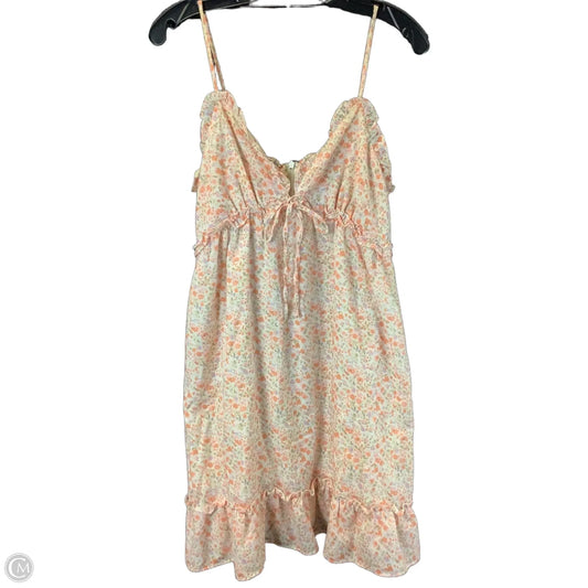 Dress Casual Short By Molly Bracken In Floral Print, Size: M