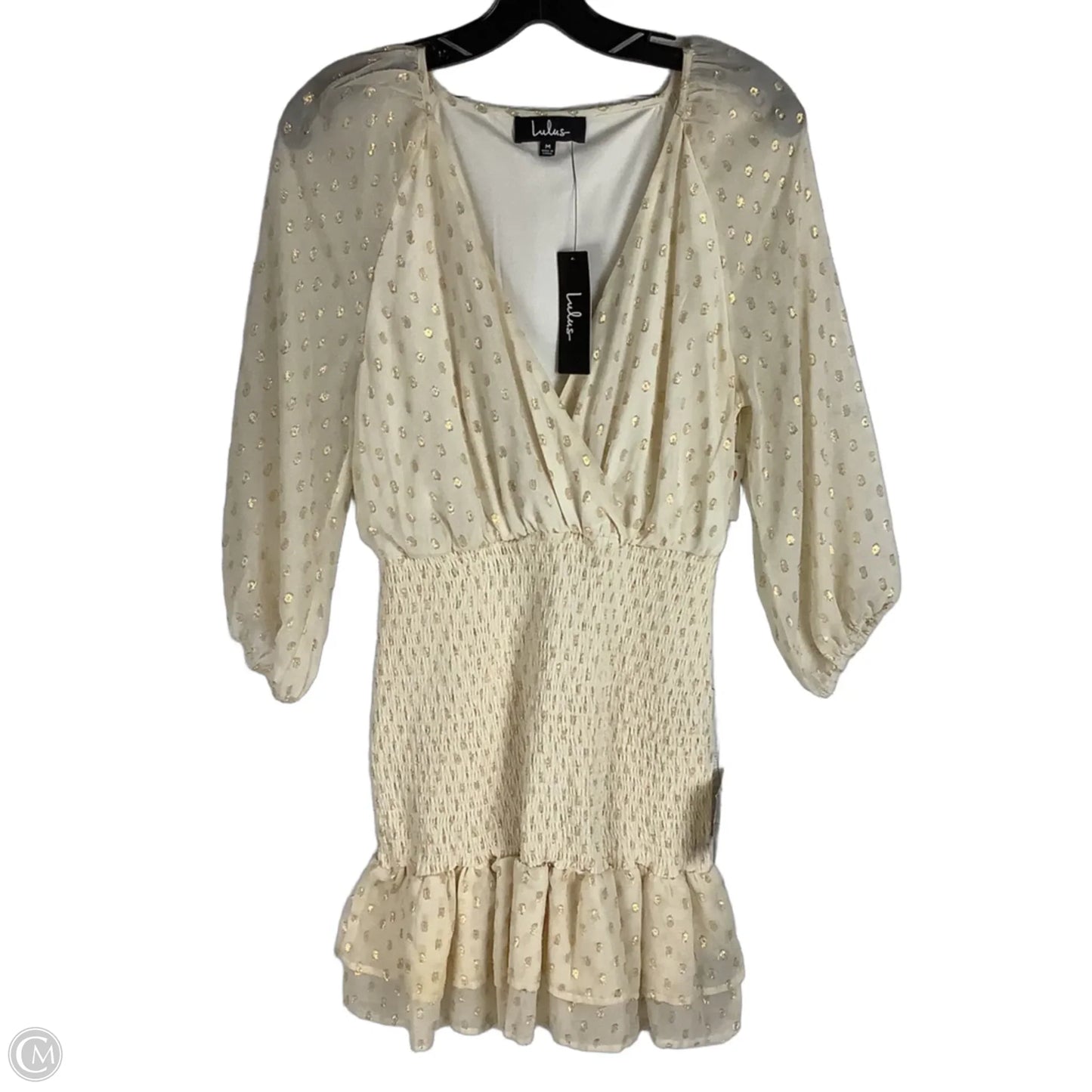 Dress Party Short By Lulus In Gold, Size: M
