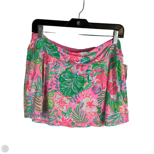 Skort Designer By Lilly Pulitzer In Tropical Print, Size: M