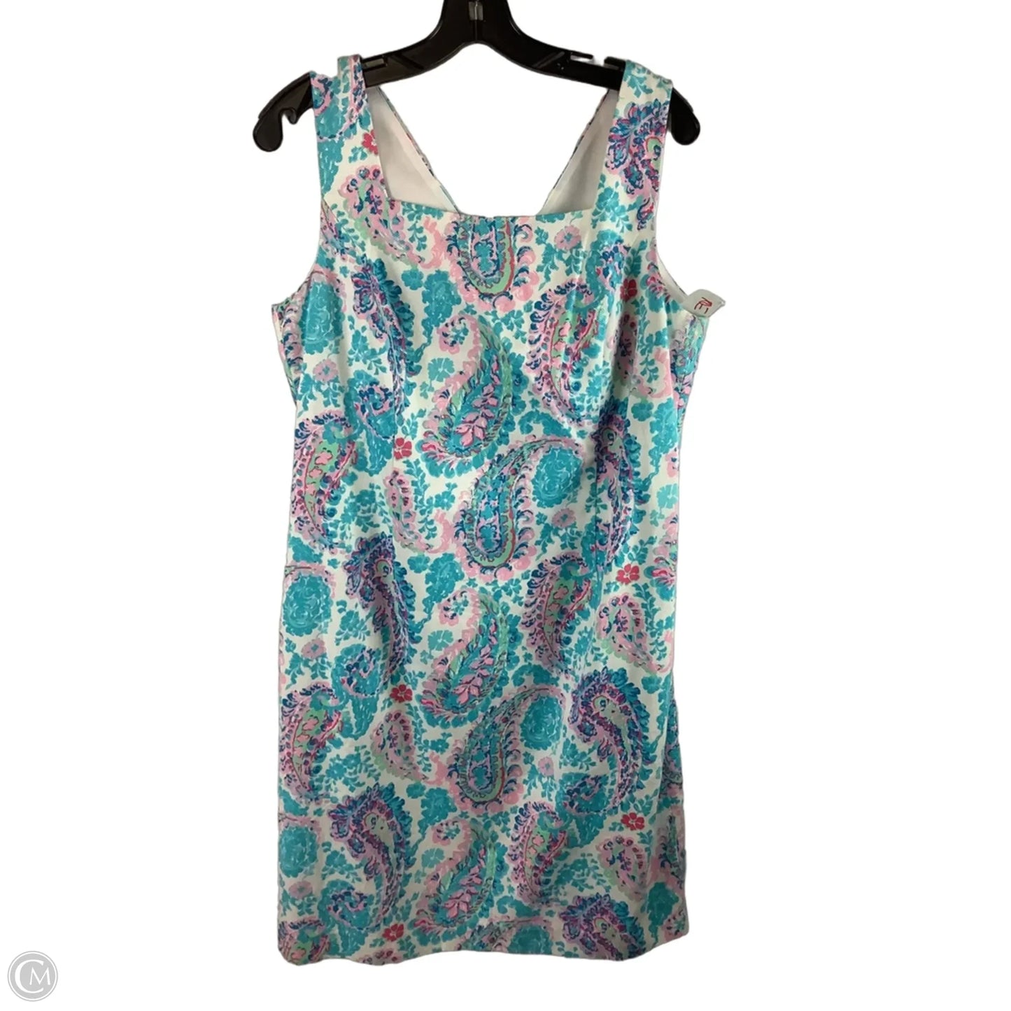 Dress Work By Talbots In Blue & Pink, Size: 12