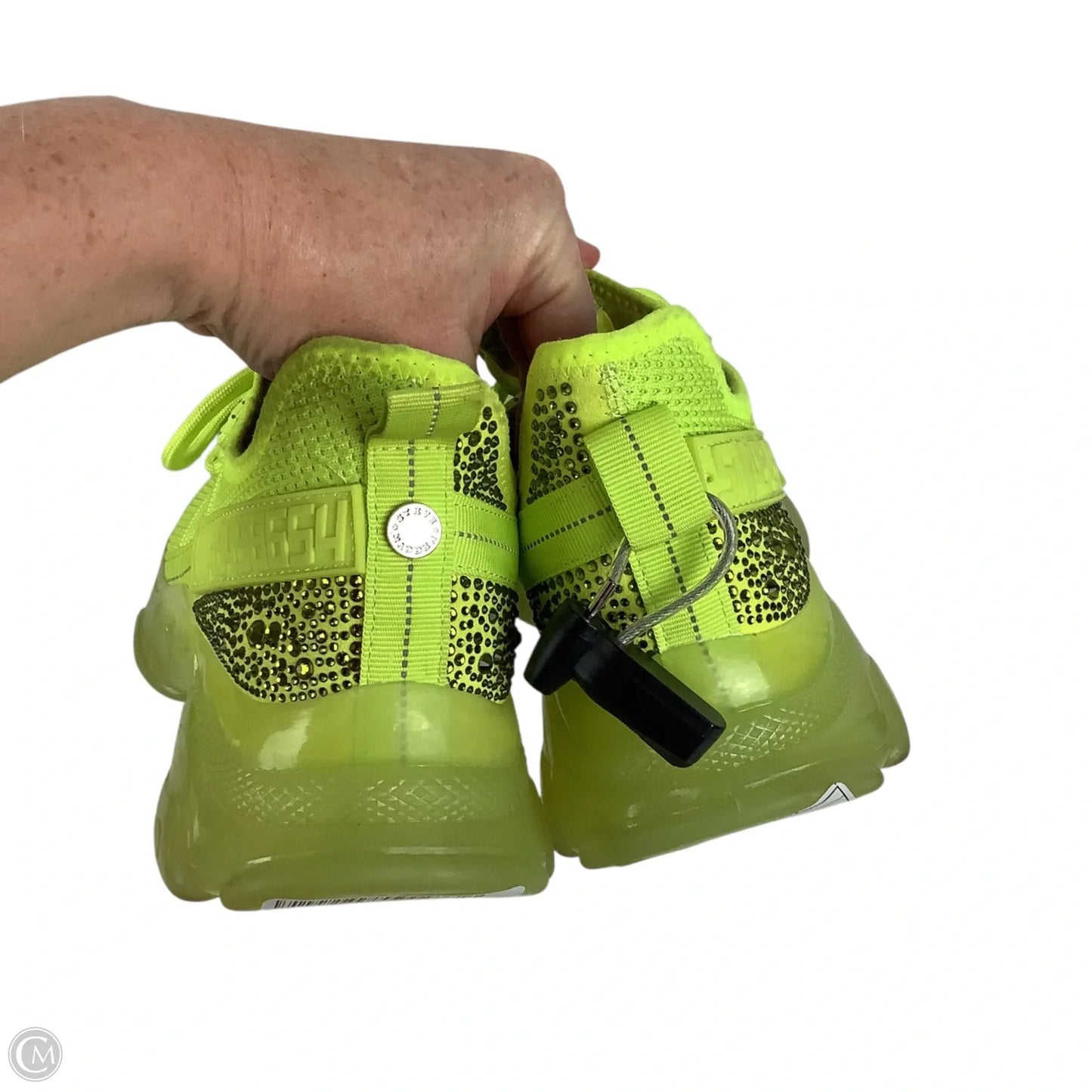 Shoes Sneakers By Steve Madden In Chartreuse, Size: 9.5