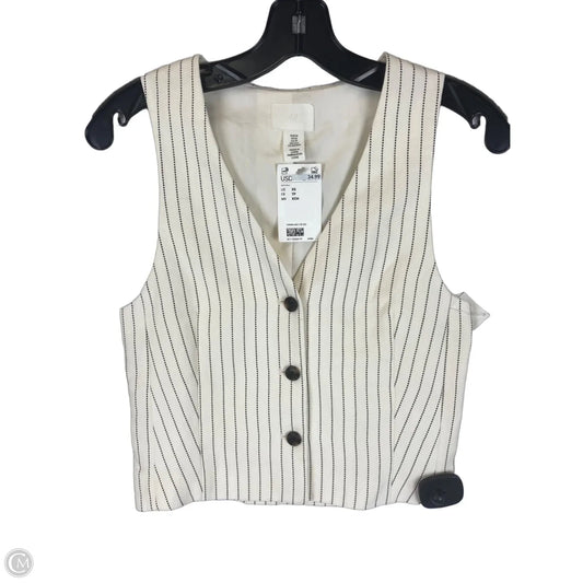 Vest Other By H&m In Black & White, Size: Xs