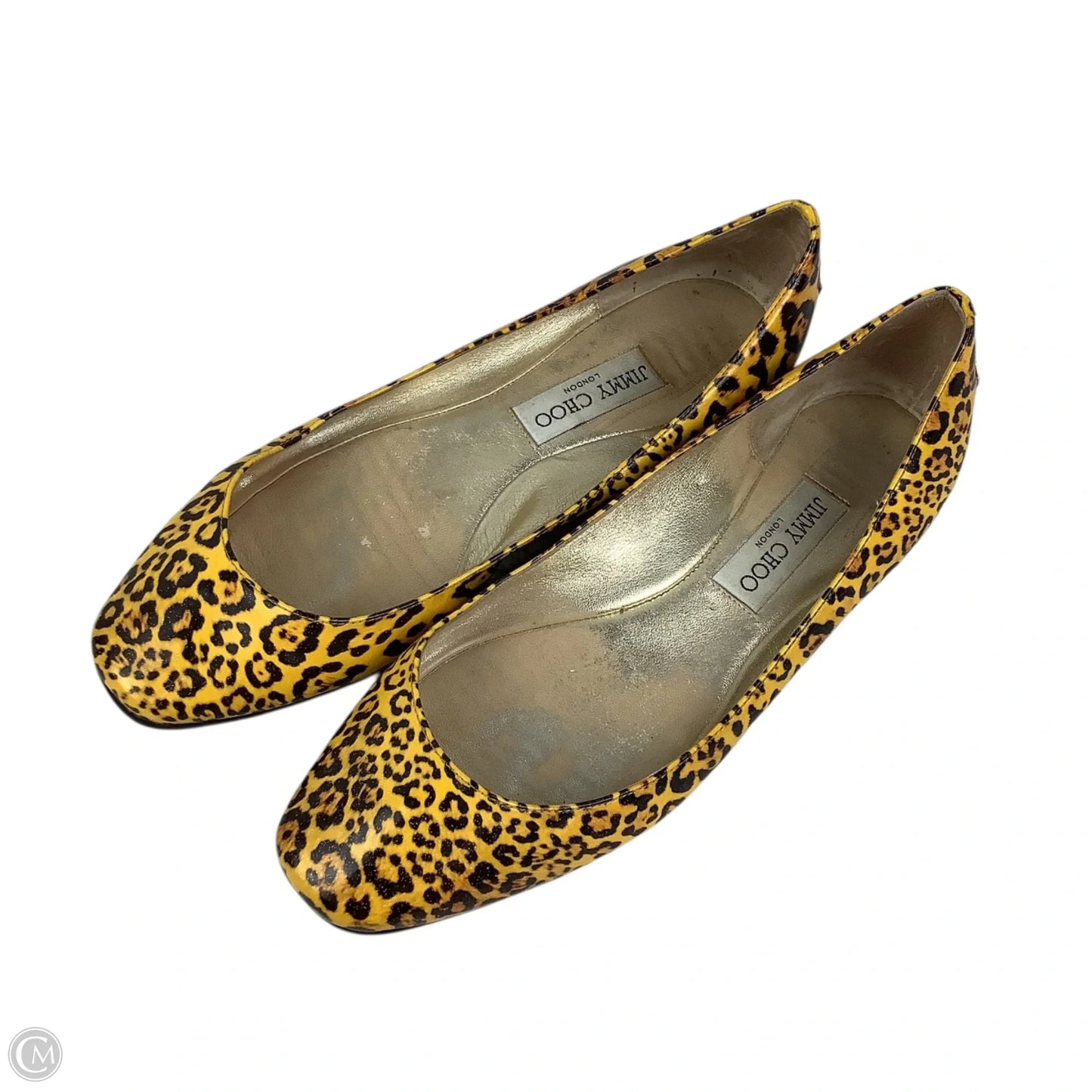 Shoes Luxury Designer By Jimmy Choo In Leopard Print, Size: 39.5