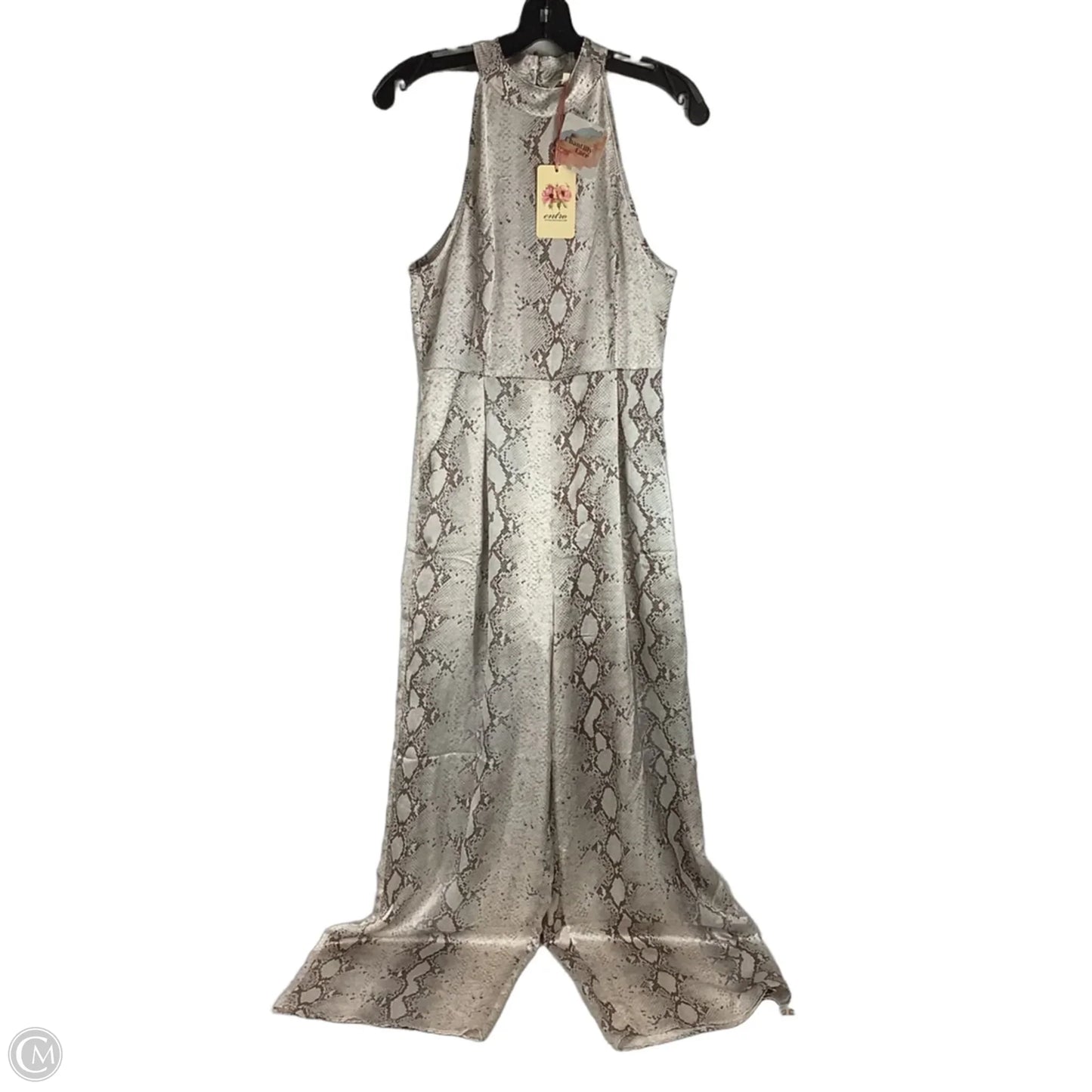 Jumpsuit By Entro In Snakeskin Print, Size: S