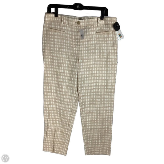 Pants Dress By Ann Taylor In Cream & White, Size: 10
