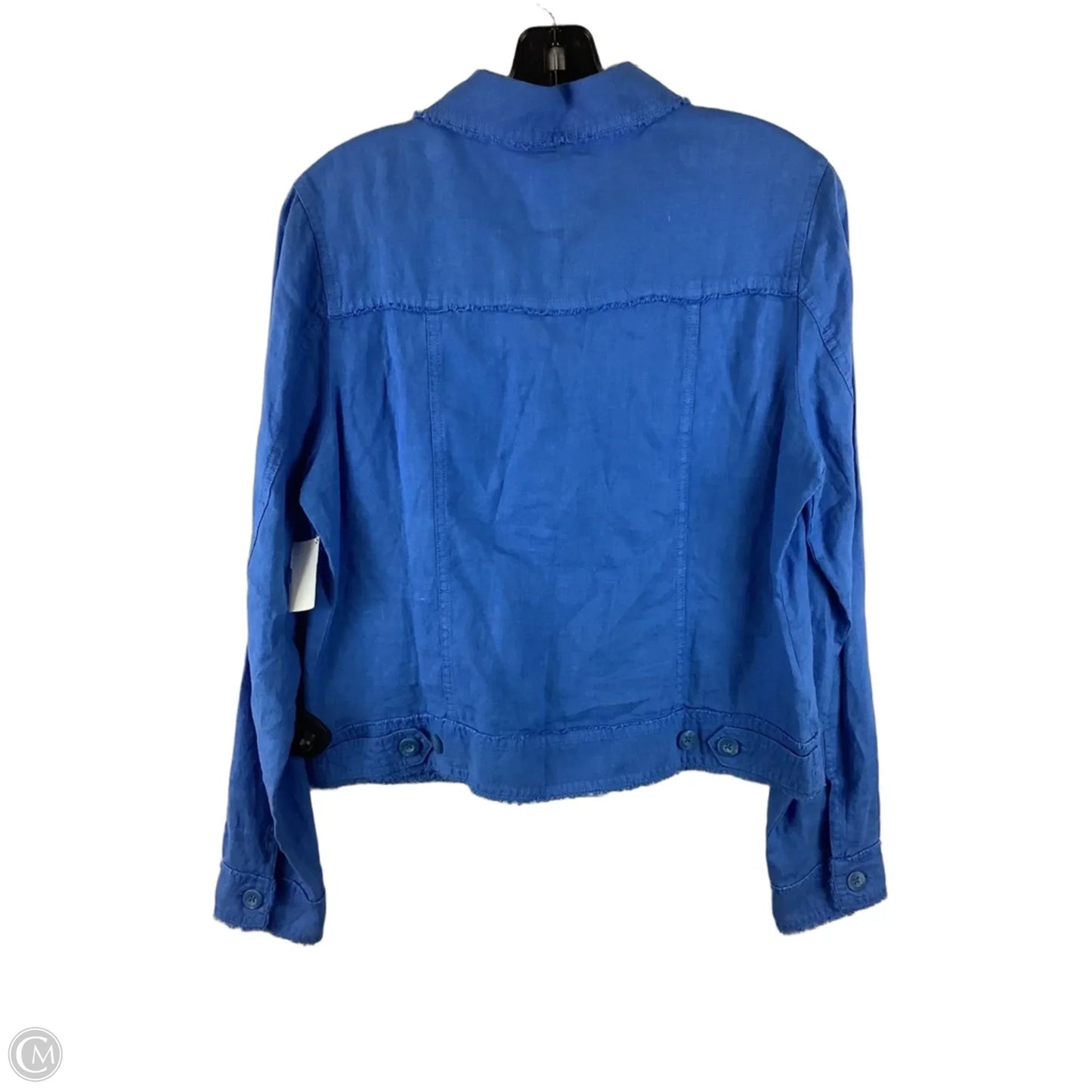 Jacket Shirt By Tommy Bahama In Blue, Size: M