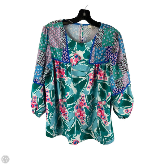 Top Long Sleeve By Umgee In Multi-colored, Size: M