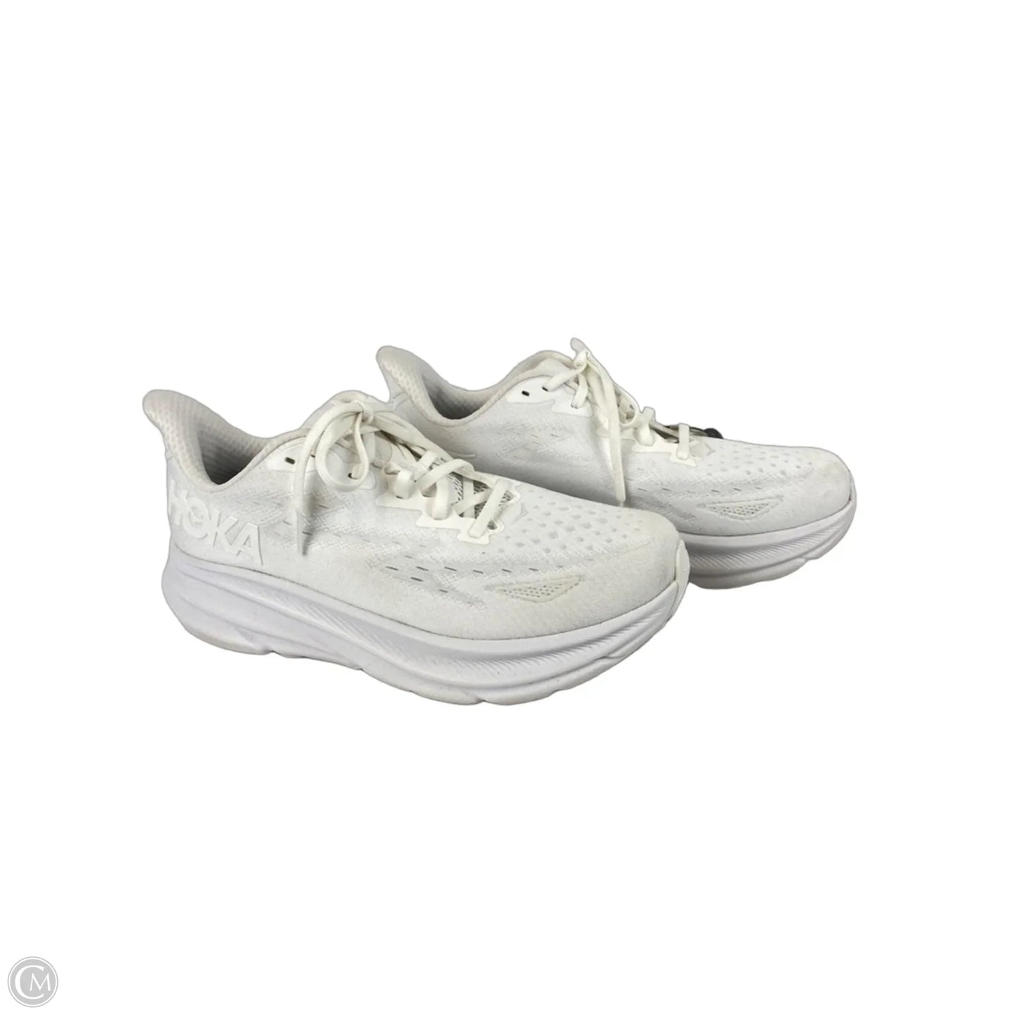 Shoes Athletic By Hoka In White, Size: 9
