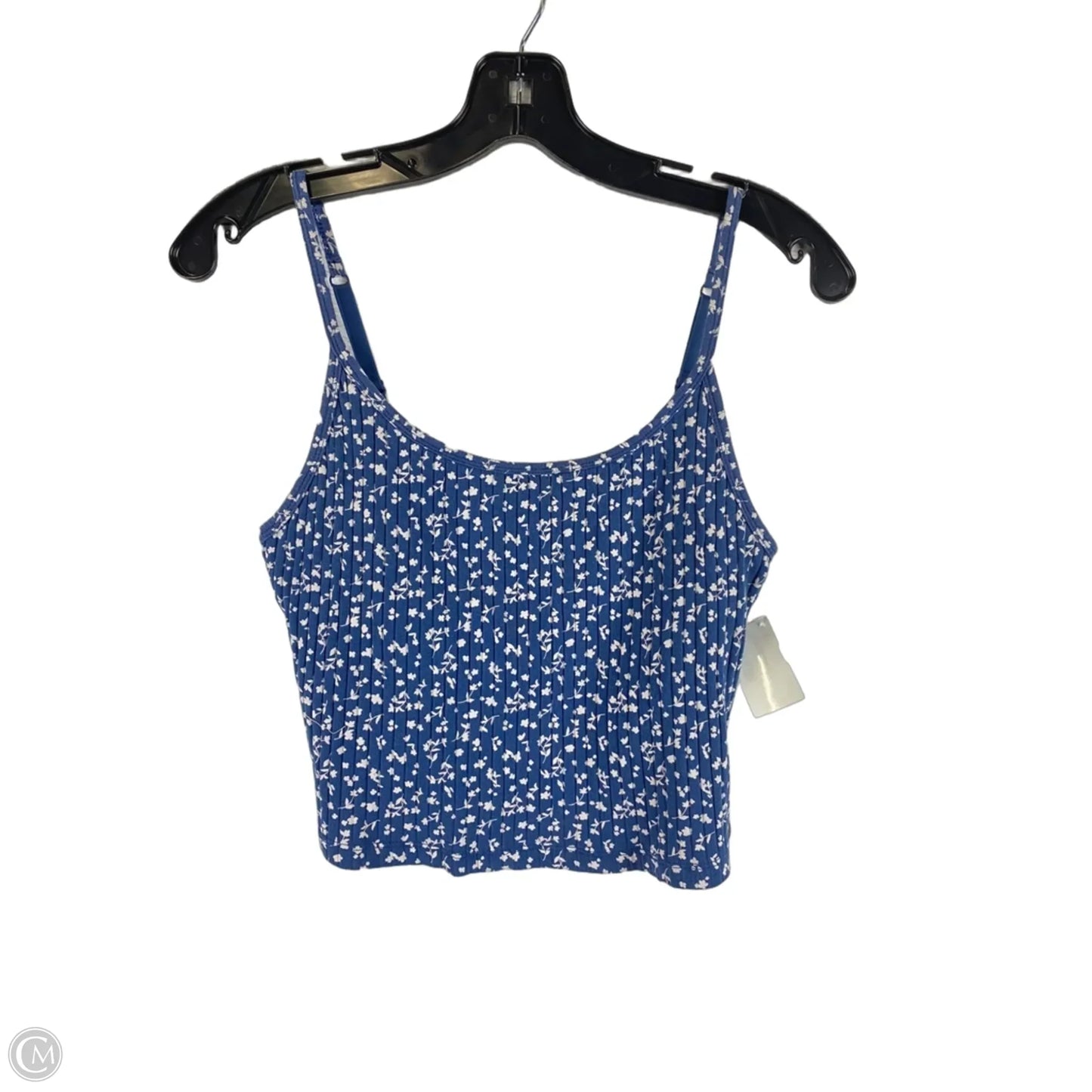 Top Sleeveless Basic By Old Navy In Blue & White, Size: M