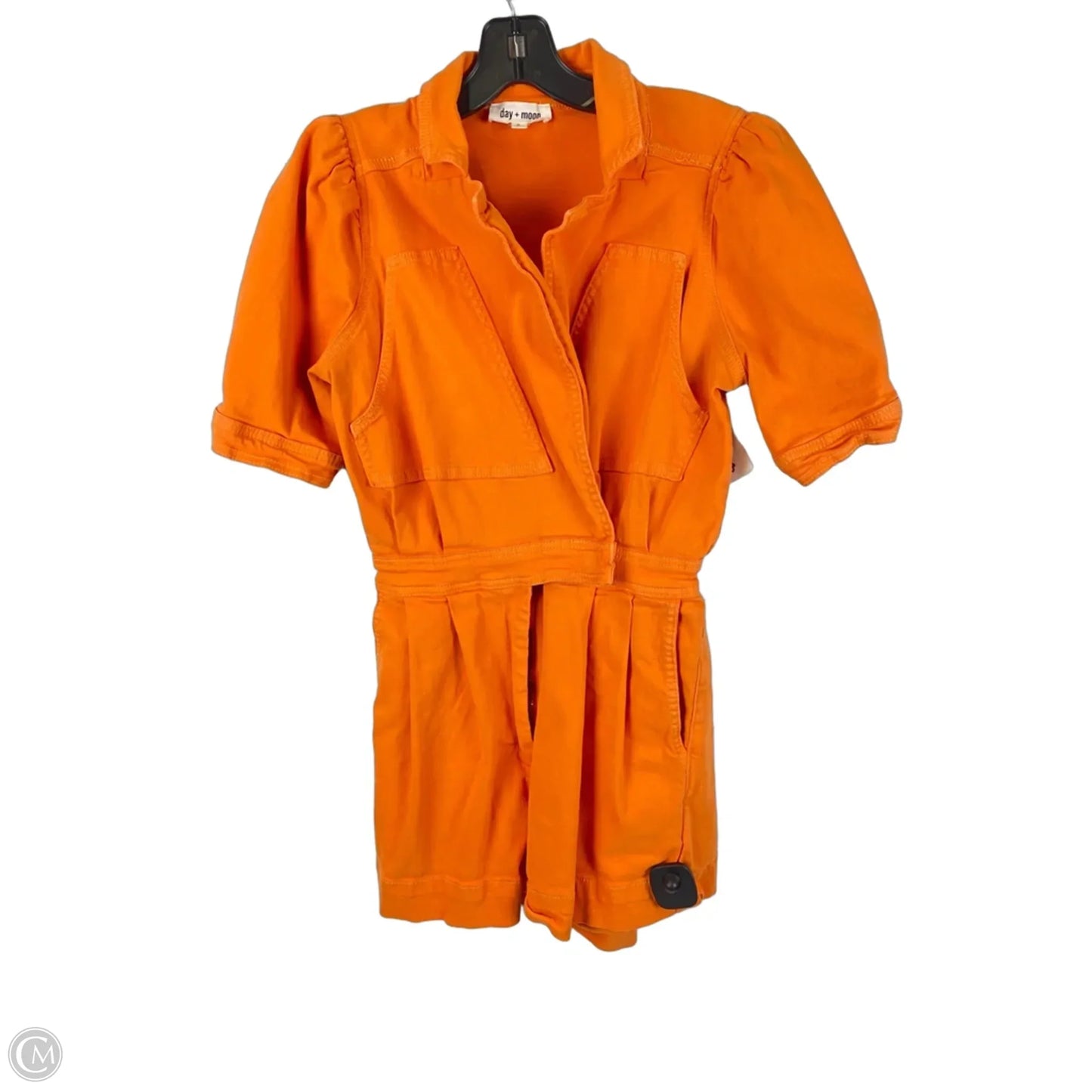 Romper By Day + Moon In Orange, Size: S