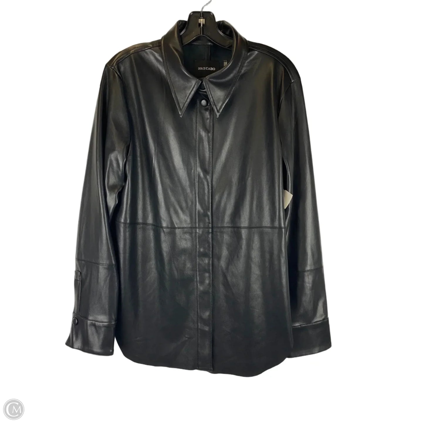 Jacket Shirt By Cma In Black, Size: M
