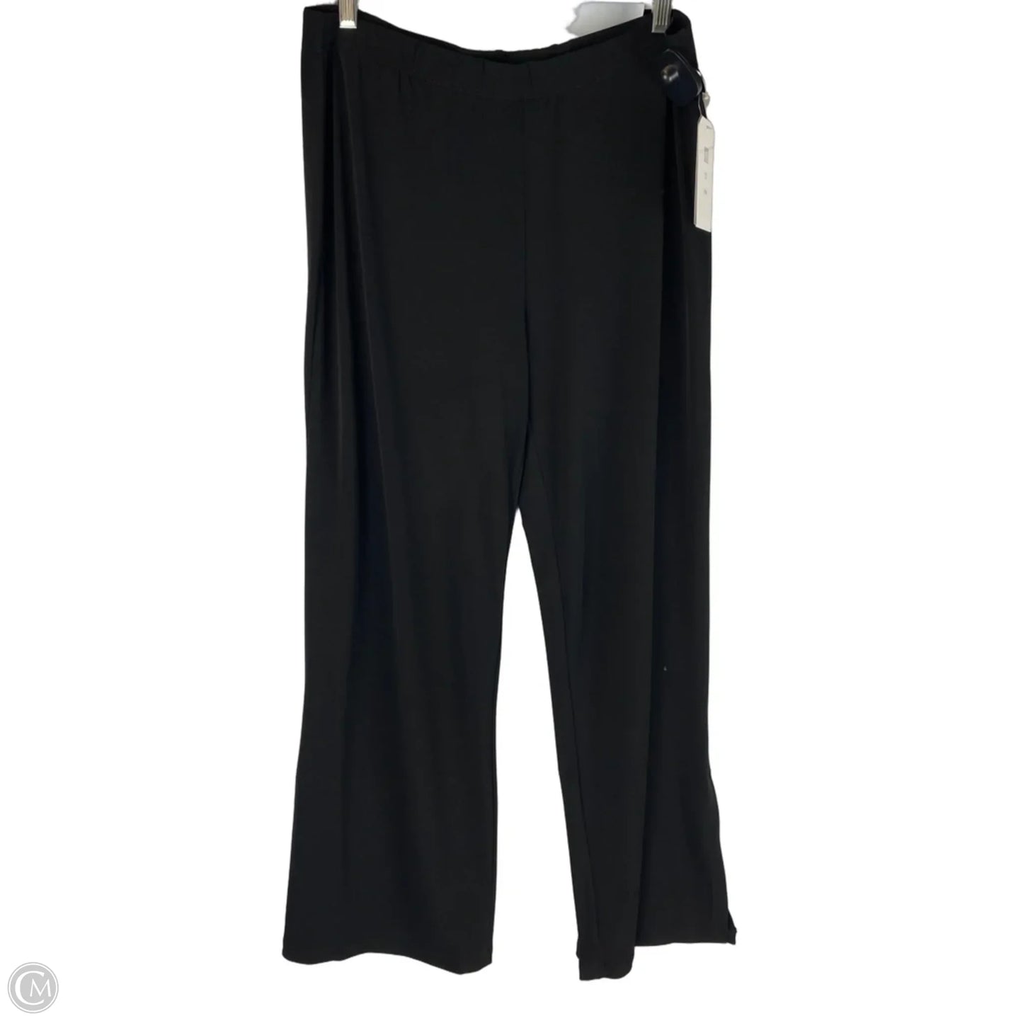 Pants Wide Leg By Clara Sun Woo In Black, Size: 1x