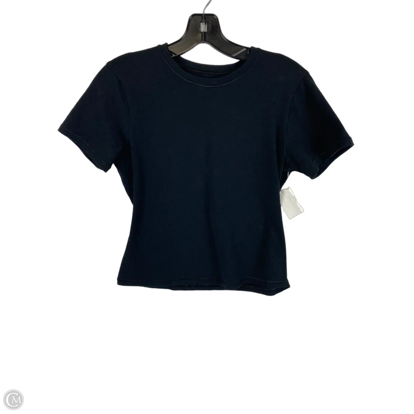 Top Short Sleeve Basic By Quince In Black, Size: M