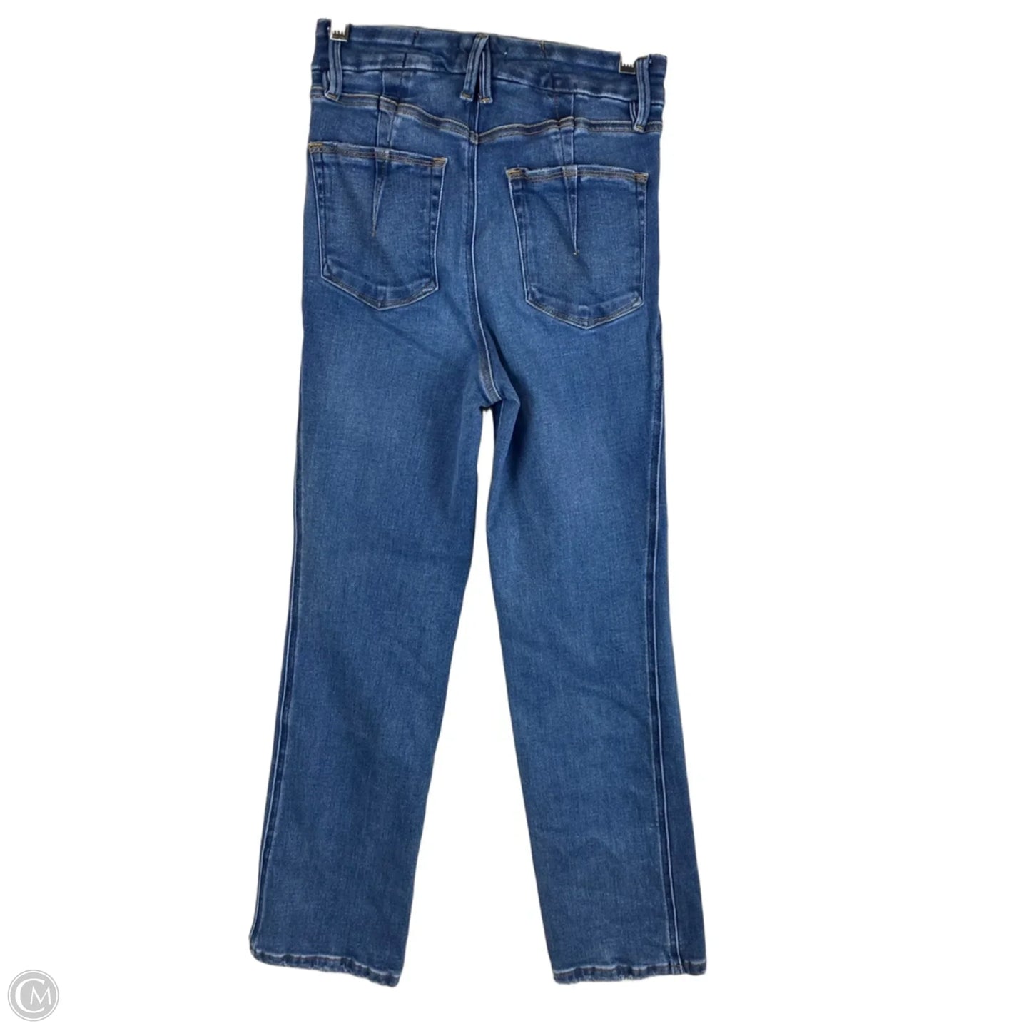 Jeans Straight By Good American In Blue Denim, Size: 2