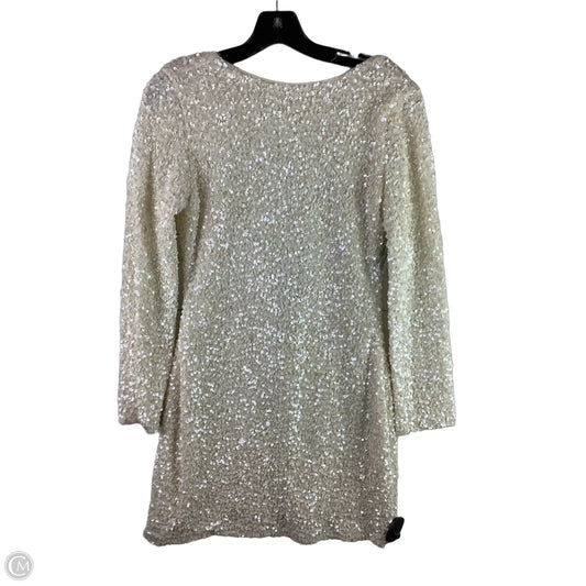 Dress Party Short By H&m In Cream, Size: S