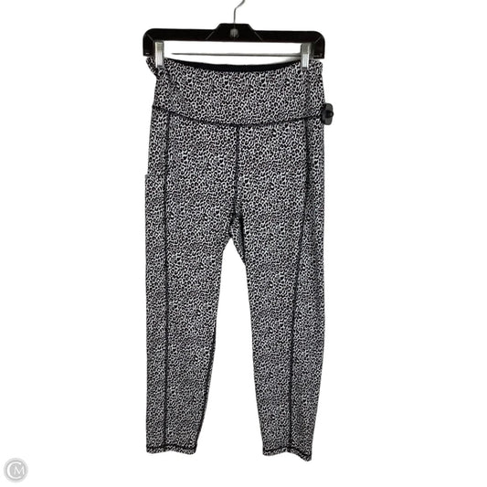 Capris Designer By Lilly Pulitzer In Black & White, Size: L
