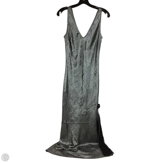 Dress Party Long By Loft In Silver, Size: 2